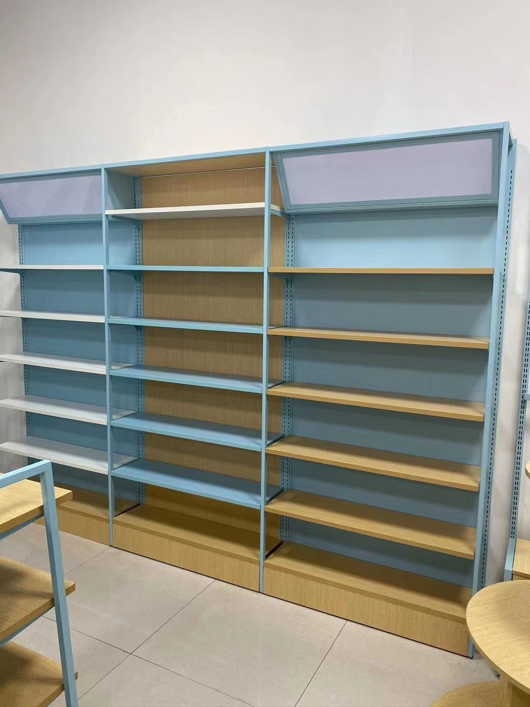 钢木展示柜