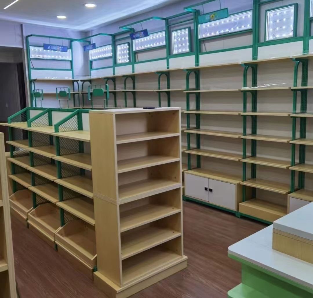 钢木展示柜